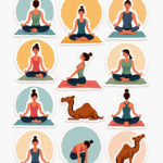 Yoga Symbols - Sticker Sheet v5